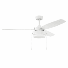 Craftmade 52" Intrepid Ceiling Fan - White - INT52W3