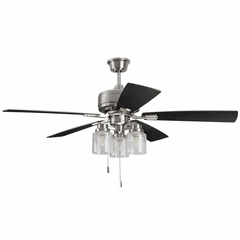 Craftmade 52" Kate Ceiling Fan in Brushed Polished Nickel - KTE52BNK5