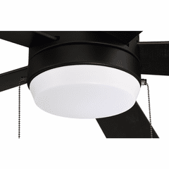 Craftmade 52" Merit Ceiling Fan - Flat Black - MER52FB5