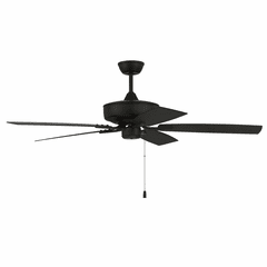 Craftmade 52" Outdoor Pro Plus Ceiling Fan - Flat Black - OP52FB5