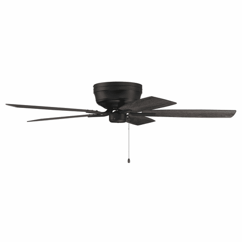 Craftmade 52" Pro Plus Hugger Ceiling Fan - Flat Black  - PPH52FB5
