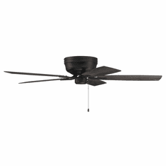 Craftmade 52" Pro Plus Hugger Ceiling Fan - Flat Black  - PPH52FB5