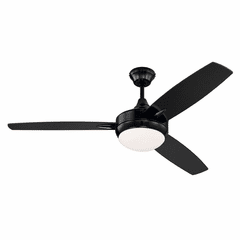 Craftmade 52" Targas Ceiling Fan - Gloss Black - TG52GBK3