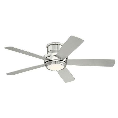 Craftmade 52" Tempo Hugger Ceiling Fan - Brushed Polished Nickel - TMPH52BNK5