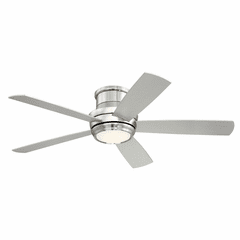 Craftmade 52" Tempo Hugger Ceiling Fan - Brushed Polished Nickel - TMPH52BNK5