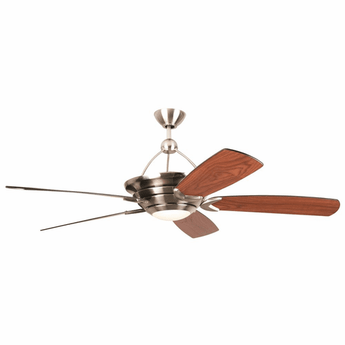Craftmade 60" Vesta Ceiling Fan - Brushed Polished Nickel - VS60BNK5-LED