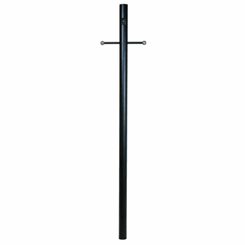 Craftmade 84" Smooth Direct Burial Post - Textured Matte Black - Z8792-TB
