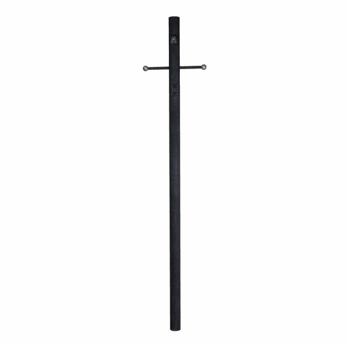Craftmade 84" Smooth Direct Burial Post - Textured Matte Black - Z8794-TB