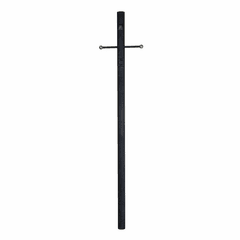 Craftmade 84" Smooth Direct Burial Post - Textured Matte Black - Z8794-TB Craftmade 84" Smooth Direct Burial Post - Textured Matte Black - Z8794-TB
