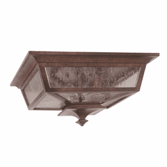 Craftmade Argent II Large Outdoor Flushmount - Aged Bronze Textured - Z1367-AG