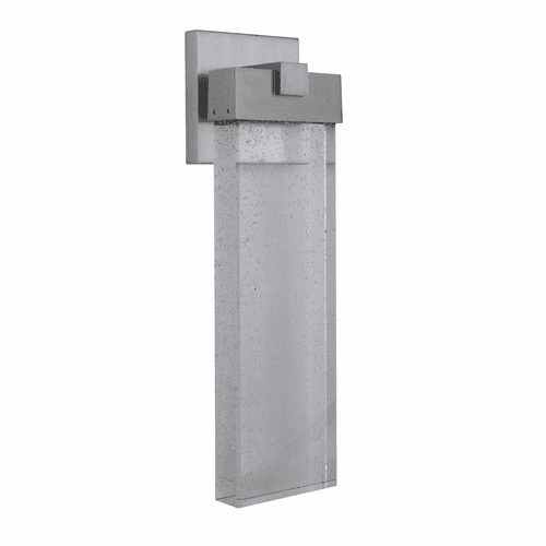 Craftmade Aria Medium LED Outdoor Wall Mount - Satin Aluminum - Z1614-SA-LED