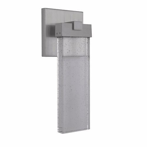 Craftmade Aria Small LED Outdoor Wall Mount - Satin Aluminum - Z1604-SA-LED