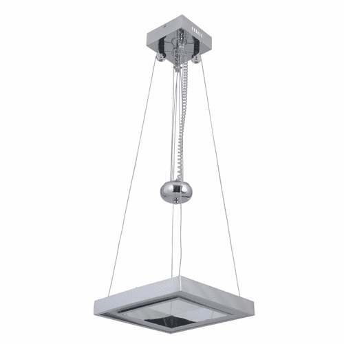 Craftmade Balance 1 Square LED Adjustable Pendant - Chrome - 46130-CH-LED