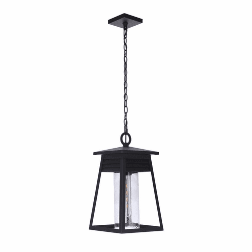 Craftmade Becca Large 1 Light Outdoor Pendant - Textured Matte Black - ZA2721-TB