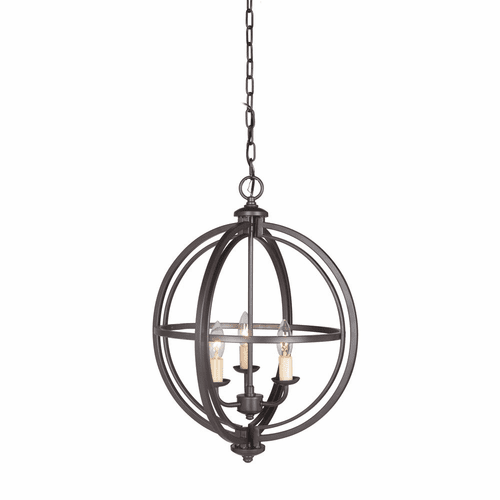 Craftmade Berkeley 3-LT Foyer Light - Espresso - 40133-ESP