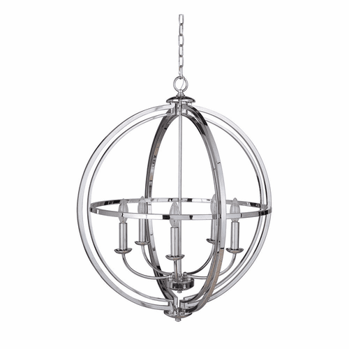 Craftmade Berkeley 5-LT Foyer Light - Chrome - 40135-CH