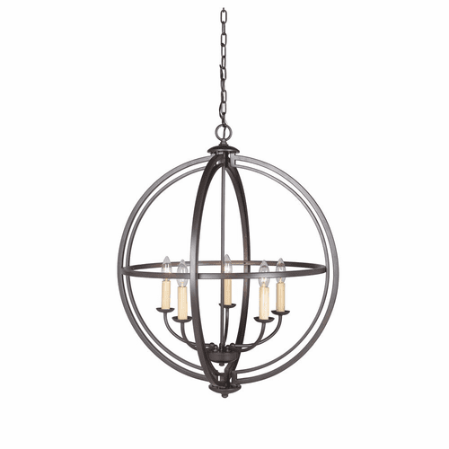 Craftmade Berkeley 5-LT Foyer Light - Espresso - 40135-ESP