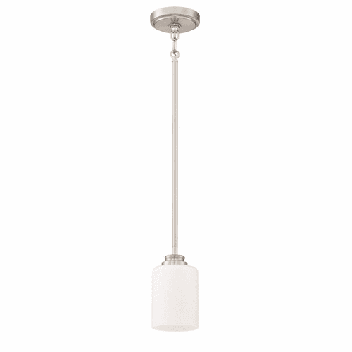 Craftmade Bolden 1-LT Mini Pendant - Brushed Polished Nickel - 50591-BNK-WG