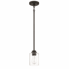 Craftmade Bolden 1-LT Mini Pendant - Flat Black - 50591-FB