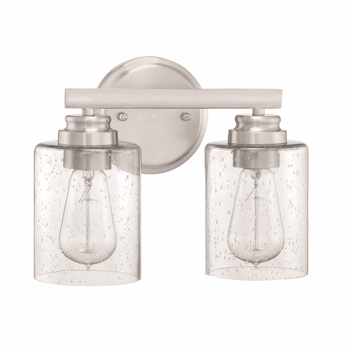 Craftmade Bolden 2-LT Bathroom Vanity - Brushed Polished Nickel - 50502-BNK