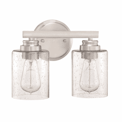 Craftmade Bolden 2-LT Bathroom Vanity - Brushed Polished Nickel - 50502-BNK