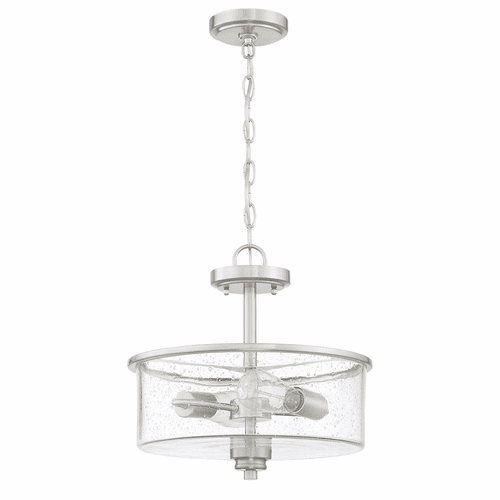 Craftmade Bolden 2-LT Semi-Flush/Pendant - Brushed Polished Nickel - 50552-BNK