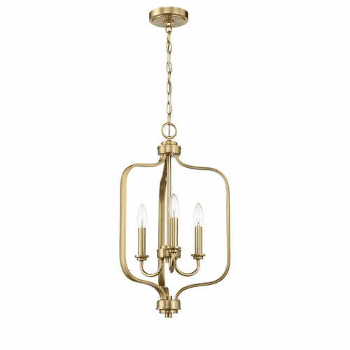 Craftmade Bolden 3 Light Foyer - Satin Brass - 50533-SB