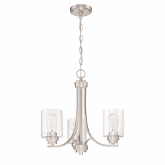 Craftmade Bolden 3-LT Chandelier - Brushed Polished Nickel - 50523-BNK