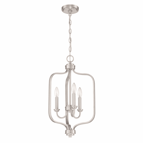 Craftmade Bolden 3-LT Foyer Light - Brushed Polished Nickel - 50533-BNK