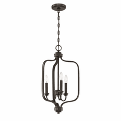Craftmade Bolden 3-LT Foyer Light - Flat Black - 50533-FB