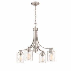 Craftmade Bolden 4-LT Chandelier - Brushed Polished Nickel - 50524-BNK