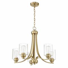Craftmade Bolden 5 Light Chandelier - Satin Brass - 50525-SB