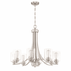 Craftmade Bolden 8-LT Chandelier - Brushed Polished Nickel - 50528-BNK