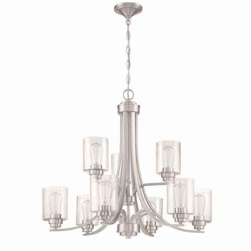 Craftmade Bolden 9-LT Chandelier - Brushed Polished Nickel - 50529-BNK