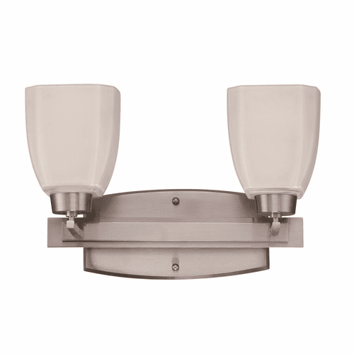Craftmade Bridwell 2-LT Vanity Light - Brushed Polished Nickel - 14715BNK2