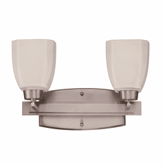 Craftmade Bridwell 2-LT Vanity Light - Brushed Polished Nickel - 14715BNK2
