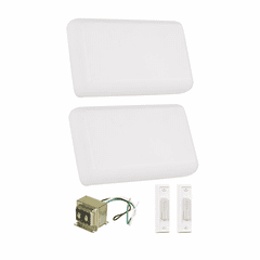 Craftmade Builder 2 Chime Kit w/ 2 White Buttons - CK1002-W