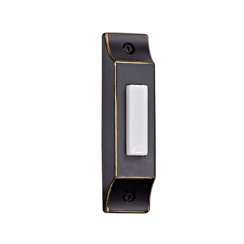 Craftmade Builder Surface Mount Lighted Push Button - Bronze - BSCB-AZ