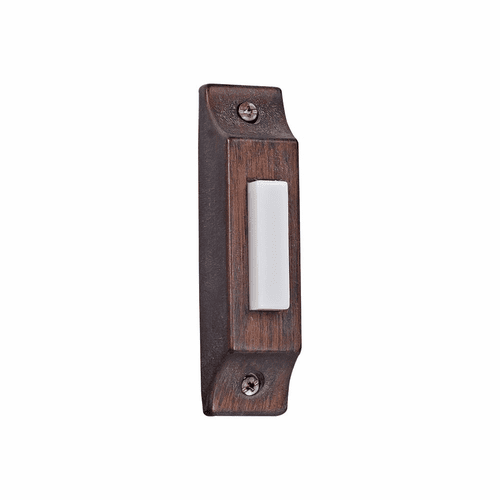Craftmade Builder Surface Mount Lighted Push Button - Rustic Brick - BSCB-RB