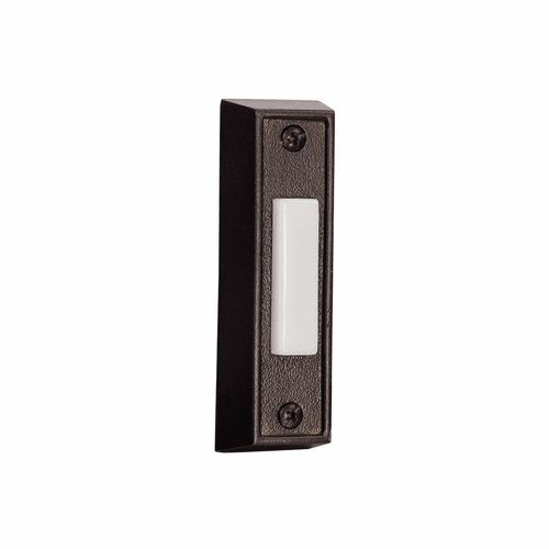 Craftmade Builder Surface Mount Rectangle Lighted Push Button - Bronze - BS6-BZ