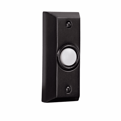 Craftmade Builder Surface Mount Rectangle Lighted Push Button - Bronze - BS8-BZ