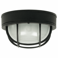 Craftmade Bulkheads Large Outdoor Flushmount - Textured Matte Black - Z395-TB
