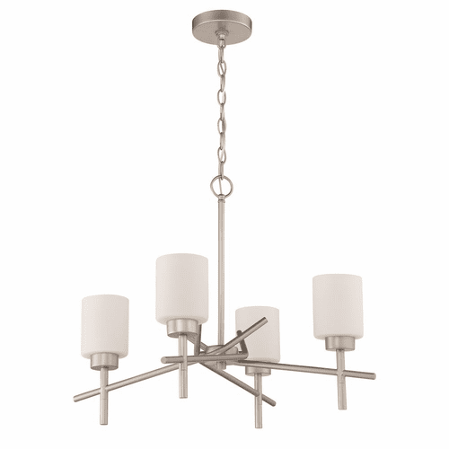 Craftmade Cadence 4-LT Chandelier - Satin Nickel - 54624-SN