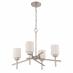 Craftmade Cadence 4-LT Chandelier - Satin Nickel - 54624-SN
