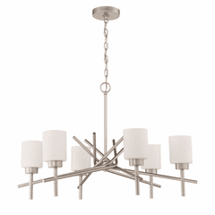 Craftmade Cadence 6-LT Chandelier - Satin Nickel - 54626-SN