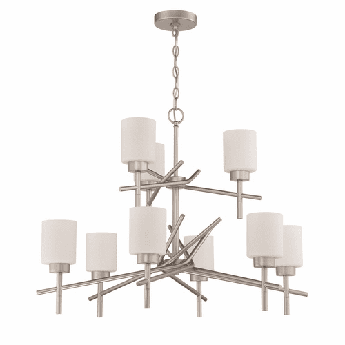 Craftmade Cadence 9-LT Chandelier - Satin Nickel - 54629-SN