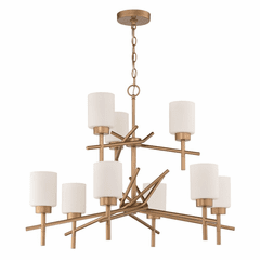 Craftmade Cadence 9-LT Chandelier - Soft Gold - 54629-SG