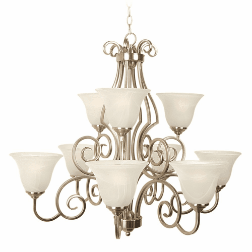 Craftmade Cecilia 9-LT Chandelier - Brushed Polished Nickel - 7131BNK9