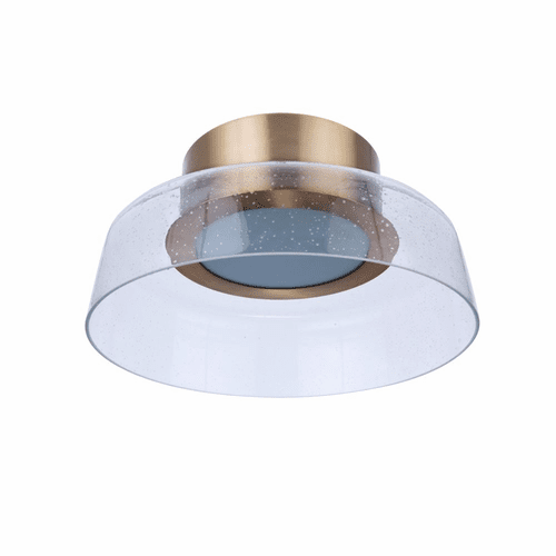 Craftmade Centric 10.5" LED Flushmount - Satin Brass - 55180-SB-LED