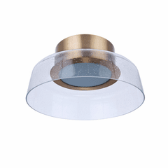 Craftmade Centric 10.5" LED Flushmount - Satin Brass - 55180-SB-LED